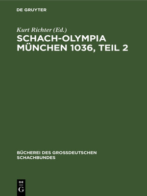 cover image of Schach-Olympia München 1036, Teil 2